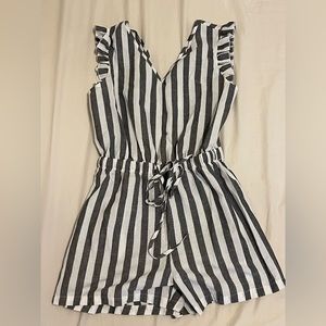 Striped romper